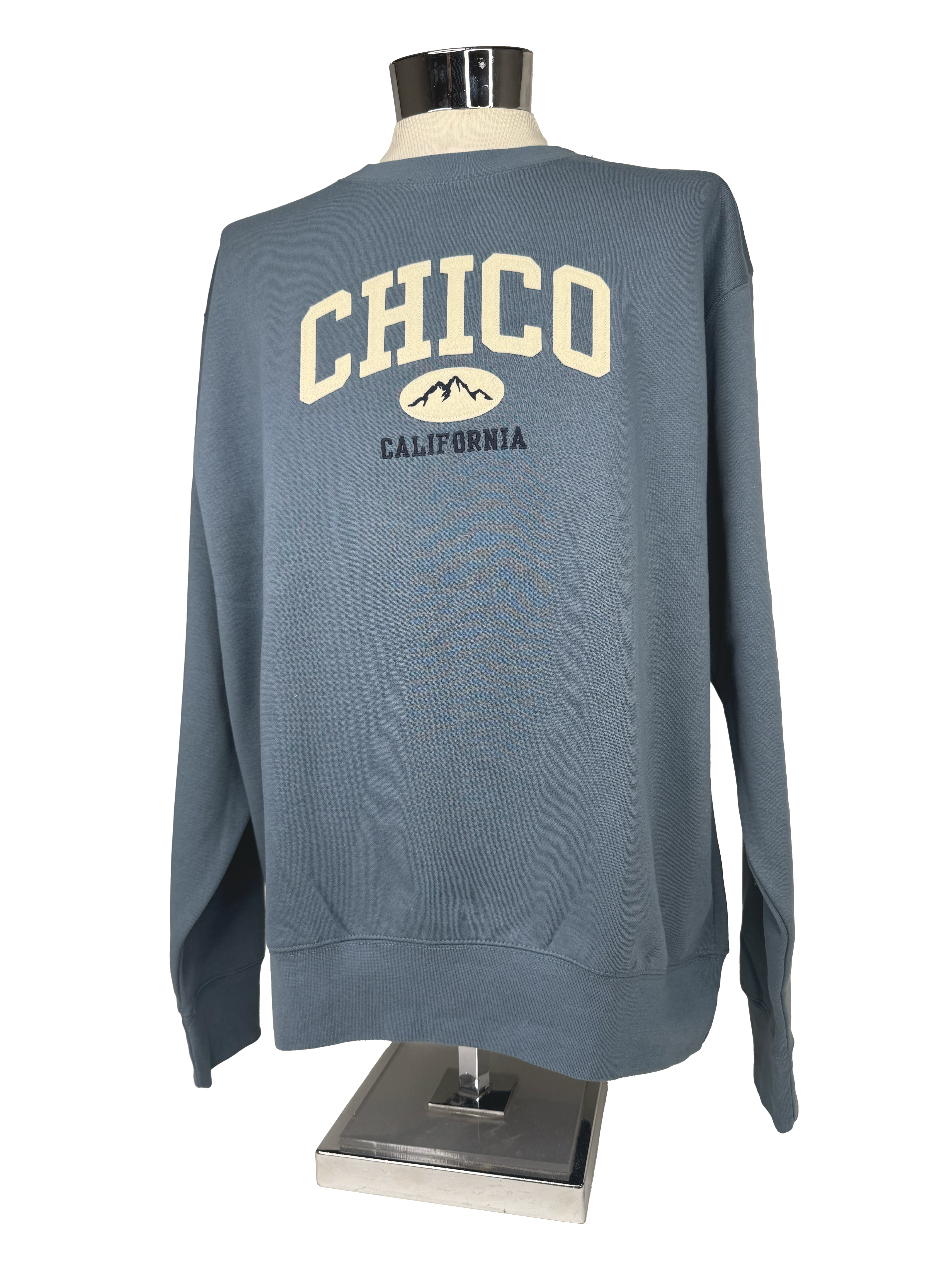 DadPack Mountain Appliqué Chico Crew Neck Sweatshirt Baltic XS 94306367