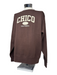 DadPack Mountain Appliqué Chico Crew Neck Sweatshirt Chocolate XS 94339135
