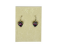 Firefly Crystal Heart Rose Earrings
