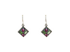 Firefly Rose Architectural Diamond Earrings