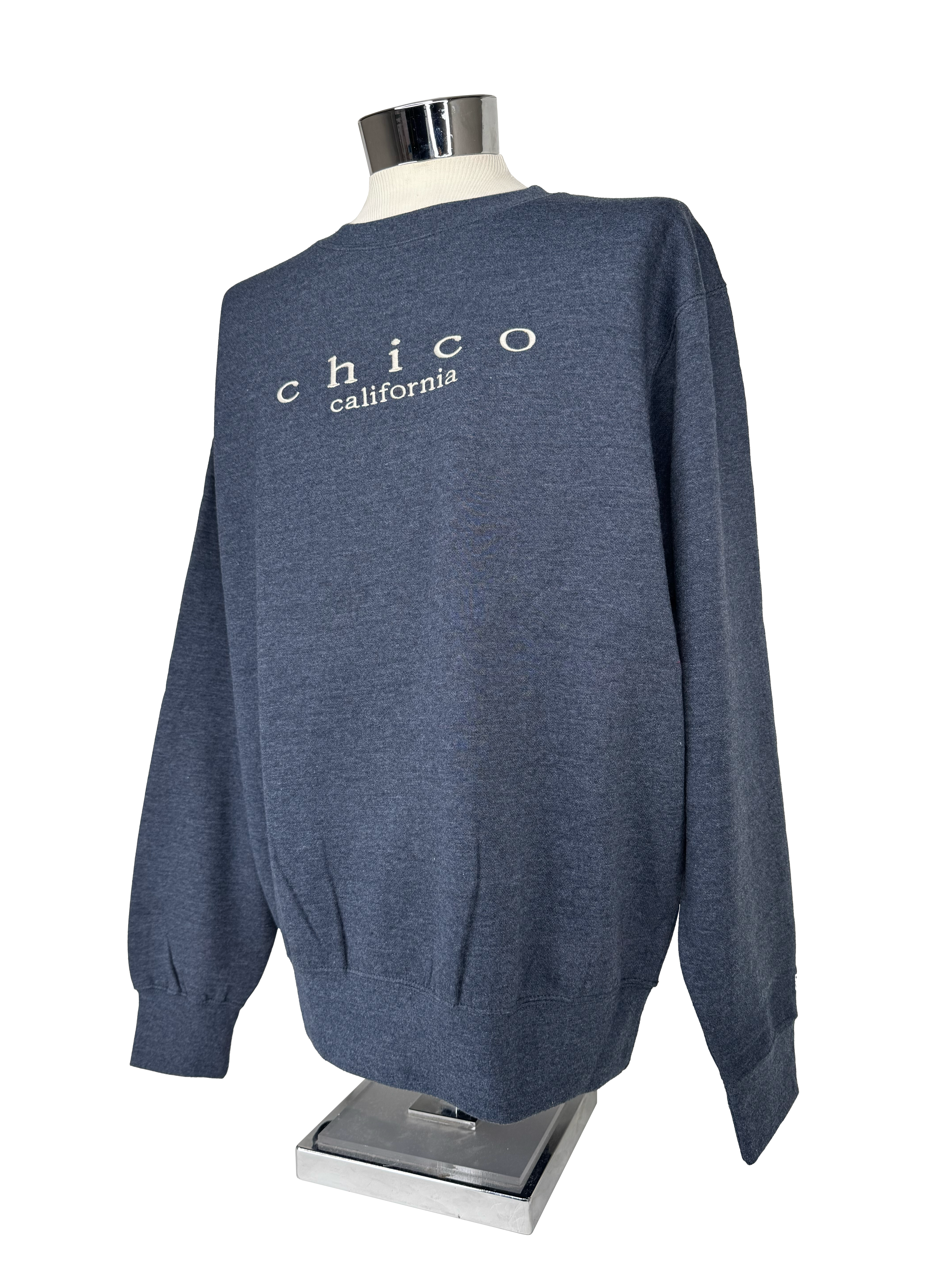 LAKESHIRTS Fleece Chico Sweatshirt - Classically Embroidered Midnight XS 3283512.15