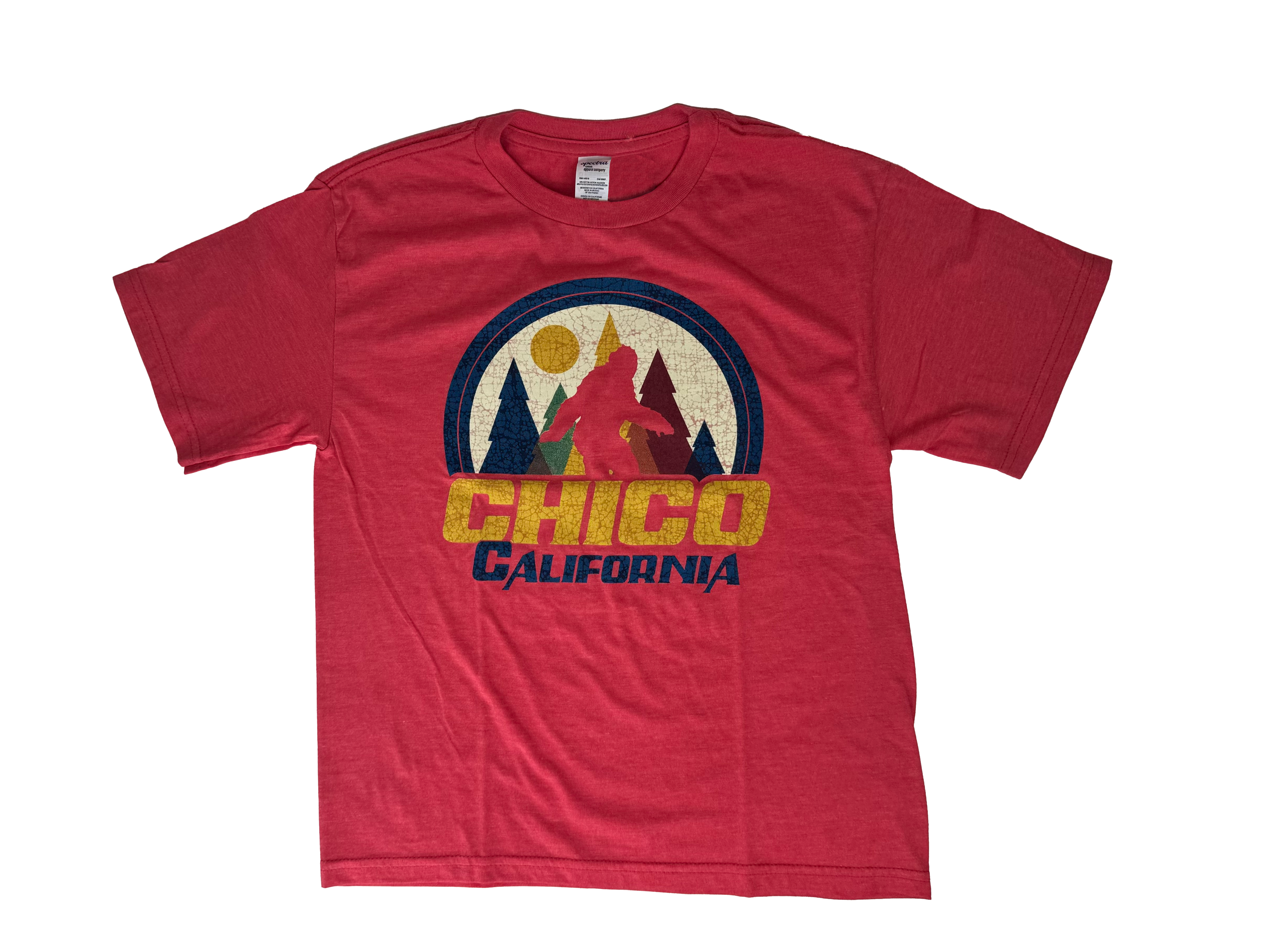 LAKESHIRT Scintilla Chico, CA T-Shirt - Youth Heather Red XS 3274963.9