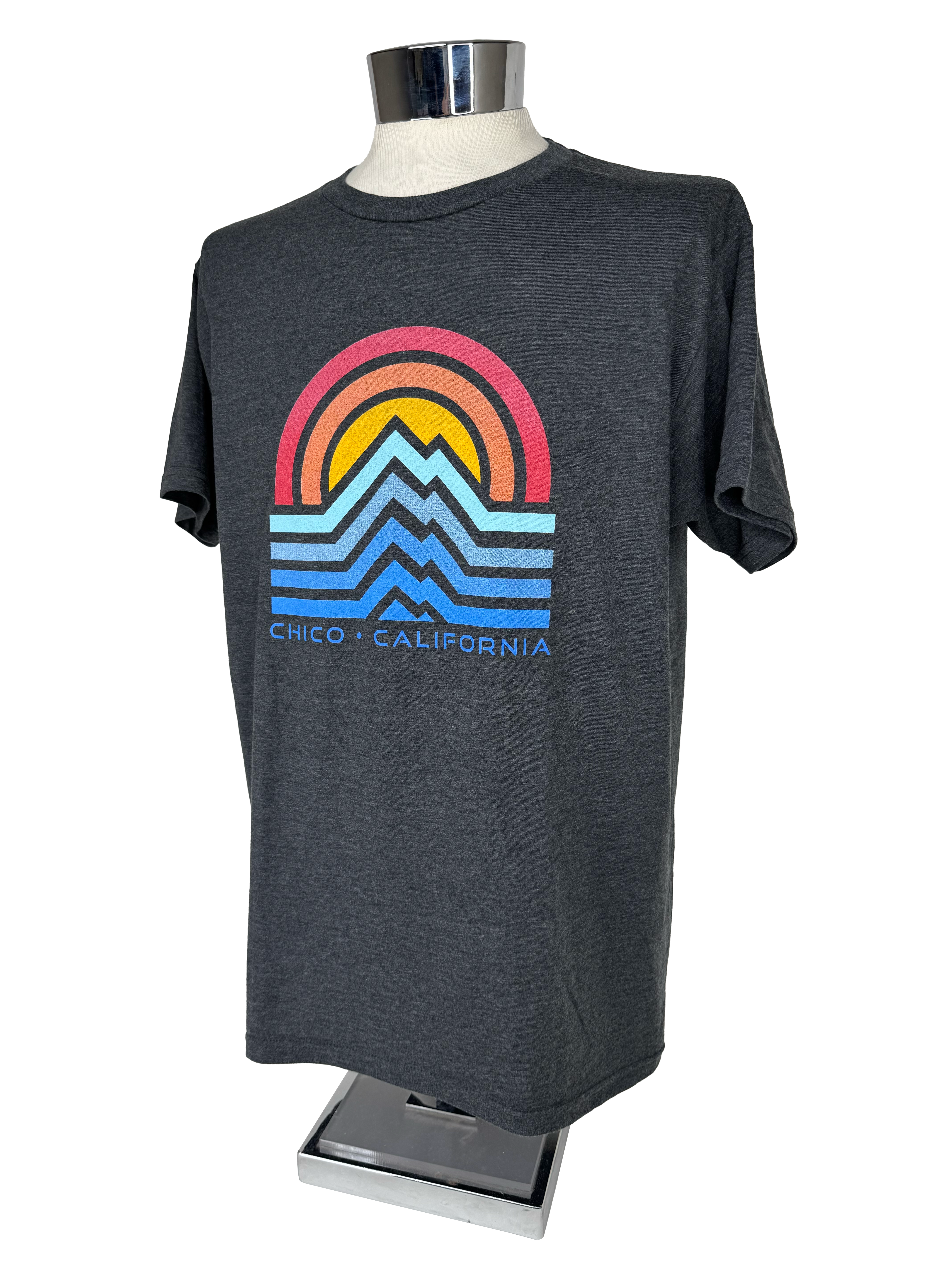 Aragonite Mountain Logo Chico T-Shirt Heather Black S 3279585.1