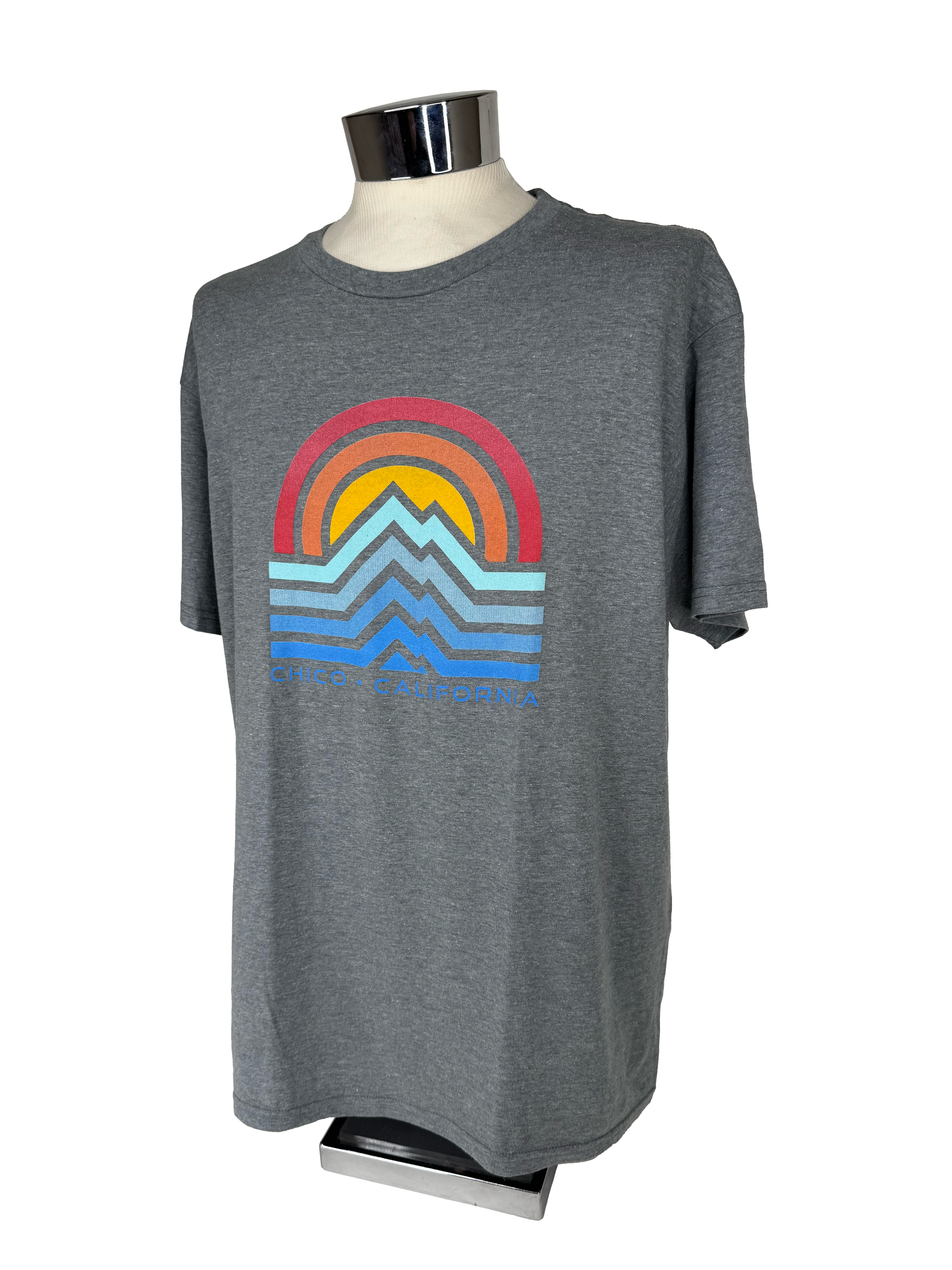Aragonite Mountain Logo Chico T-Shirt Heather Grey S 3279585.6
