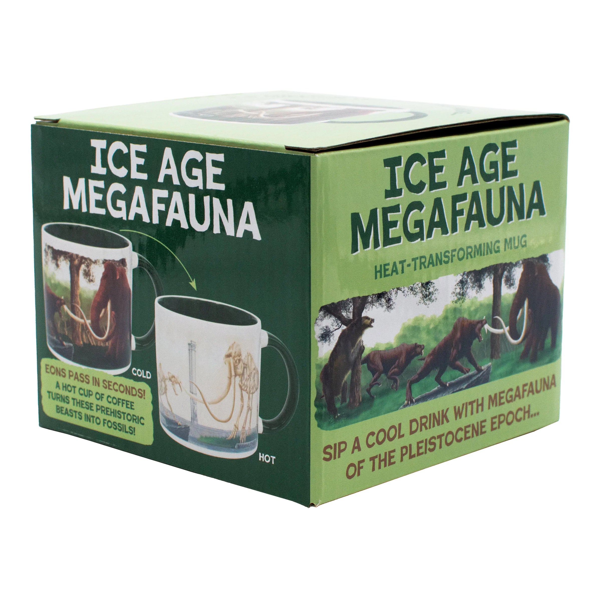Ice Age Megafauna Heat Transforming Mug