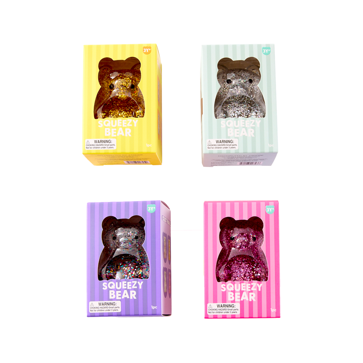 HAPE Jadore Glitter Bear Squishy (Single) - Random Color