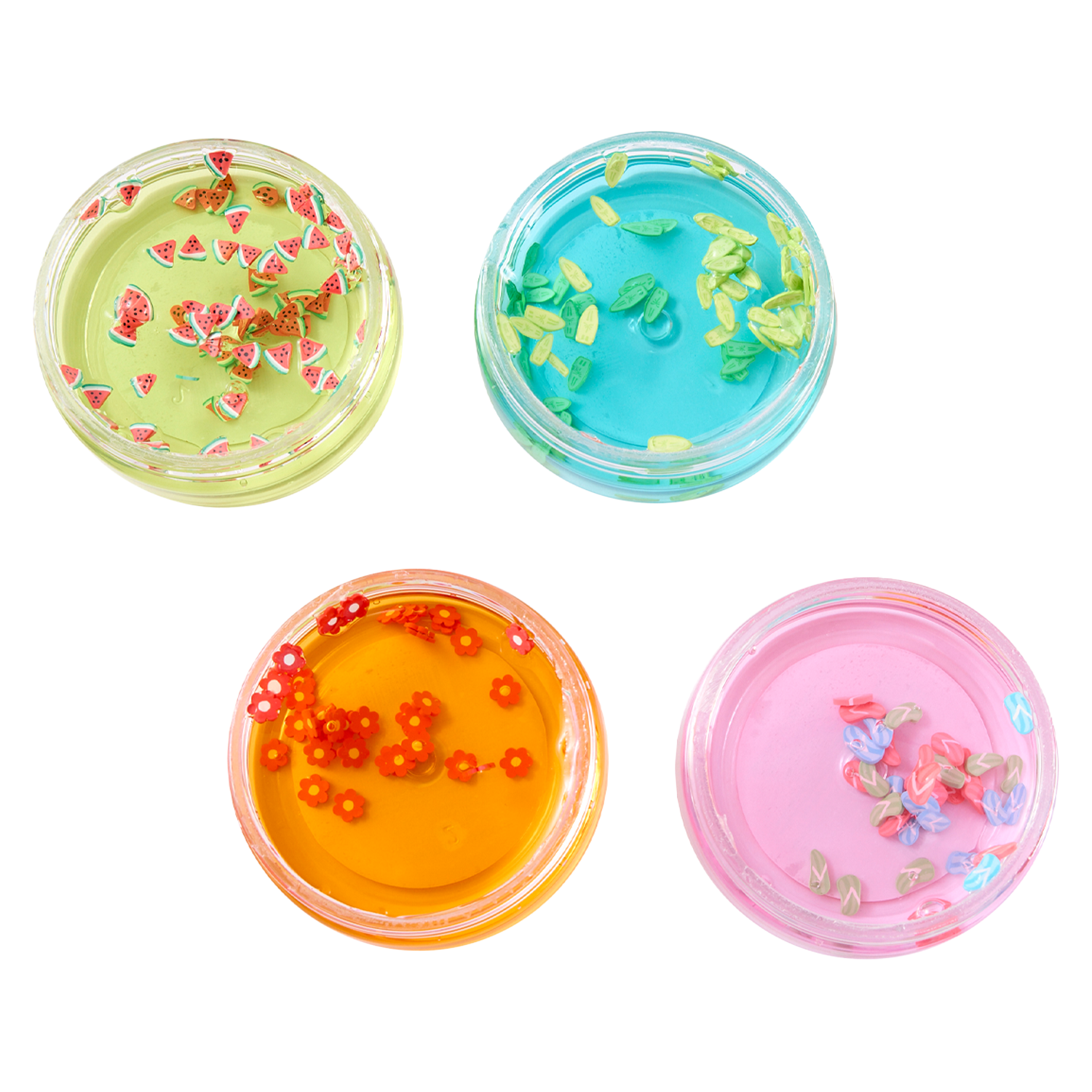 HAPE Jadore Crystal Clear Slime with Add-Ins