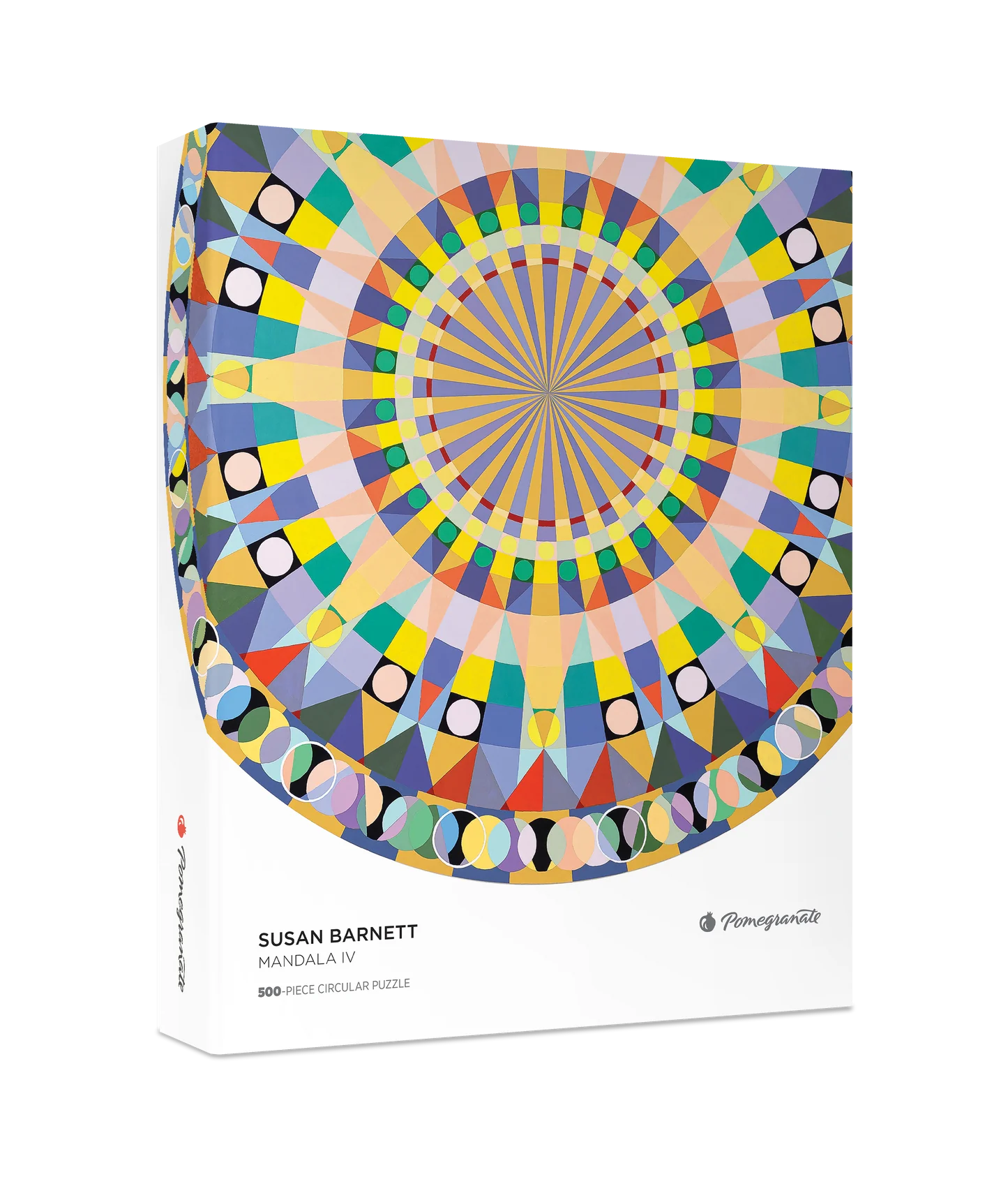 Susan Barnett Mandala IV 500 Piece Round Puzzle