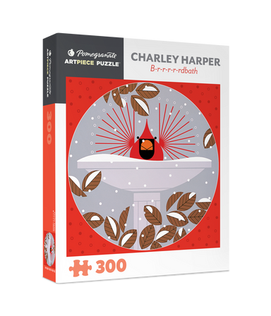 Charley Harper B-r-r-r-r-rdbath 300 Piece Puzzle    