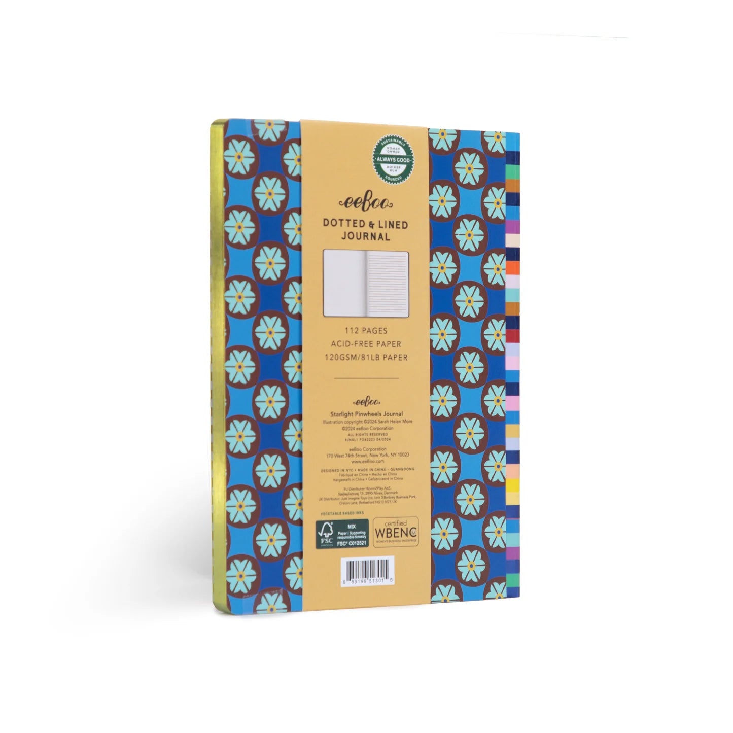 eeBoo Starlight Pinwheel Journal