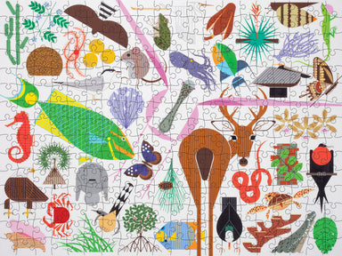 Wildlife Wonders 500 Piece Charley Harper Puzzle    