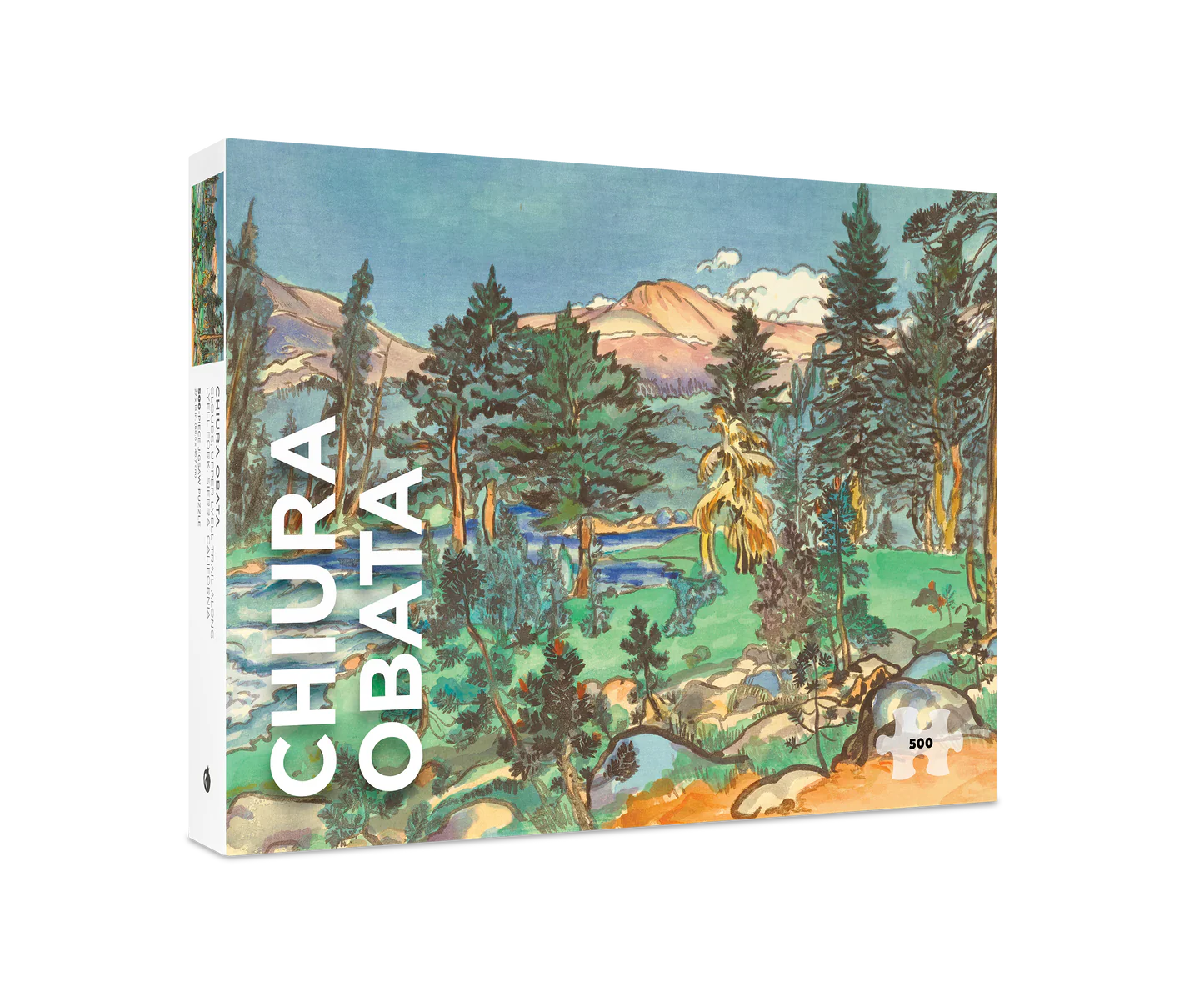 Clouds, Upper Lyell Trail Along Lyell Fork, Sierra, California 500 Piece Chiura Obata Puzzle