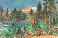 Clouds, Upper Lyell Trail Along Lyell Fork, Sierra, California 500 Piece Chiura Obata Puzzle