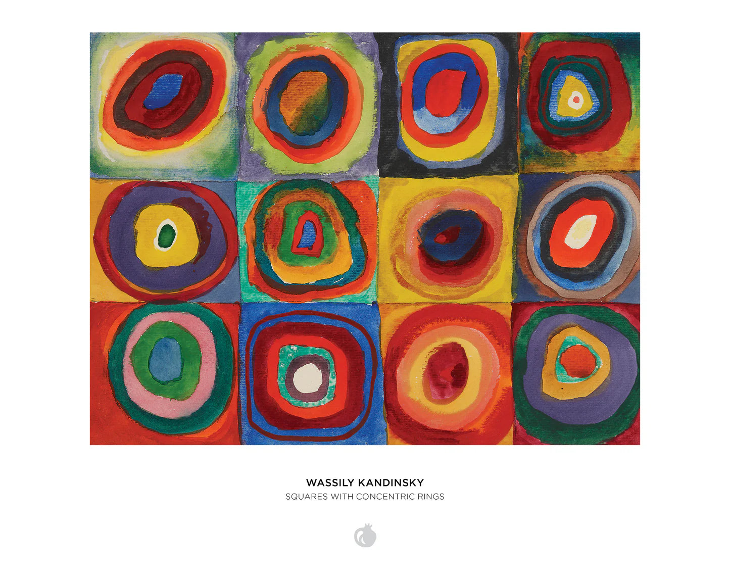 Wassily Kandinsky Squares with Concentric Rings 500 Piece Puzzle