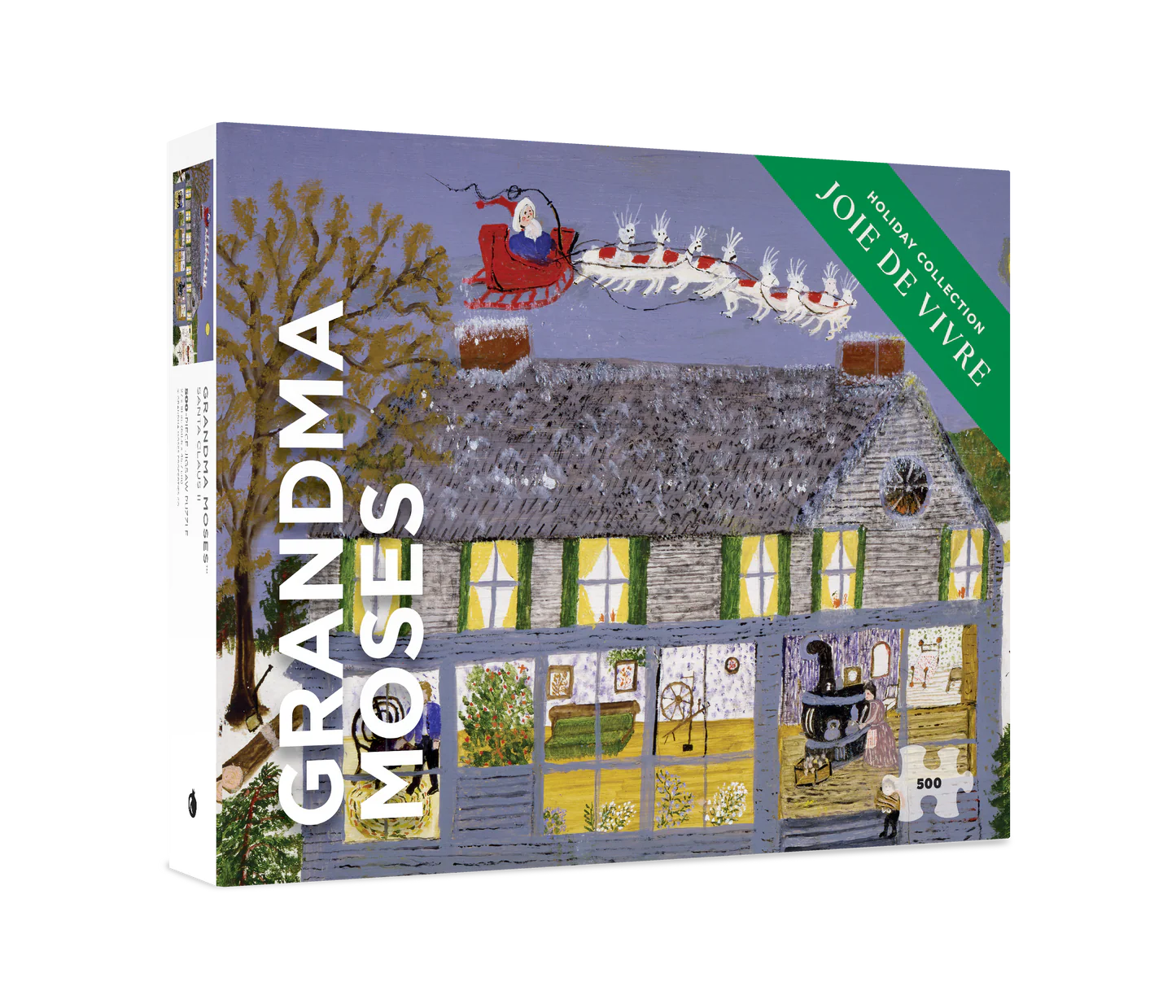 Grandma Moses Santa Claus II 500 Piece Puzzle