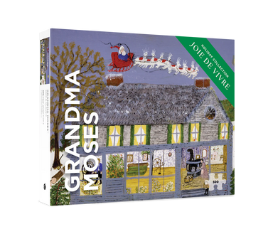 POM Grandma Moses: Santa Claus II 500 Piece Puzzle