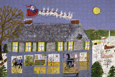 POM Grandma Moses: Santa Claus II 500 Piece Puzzle