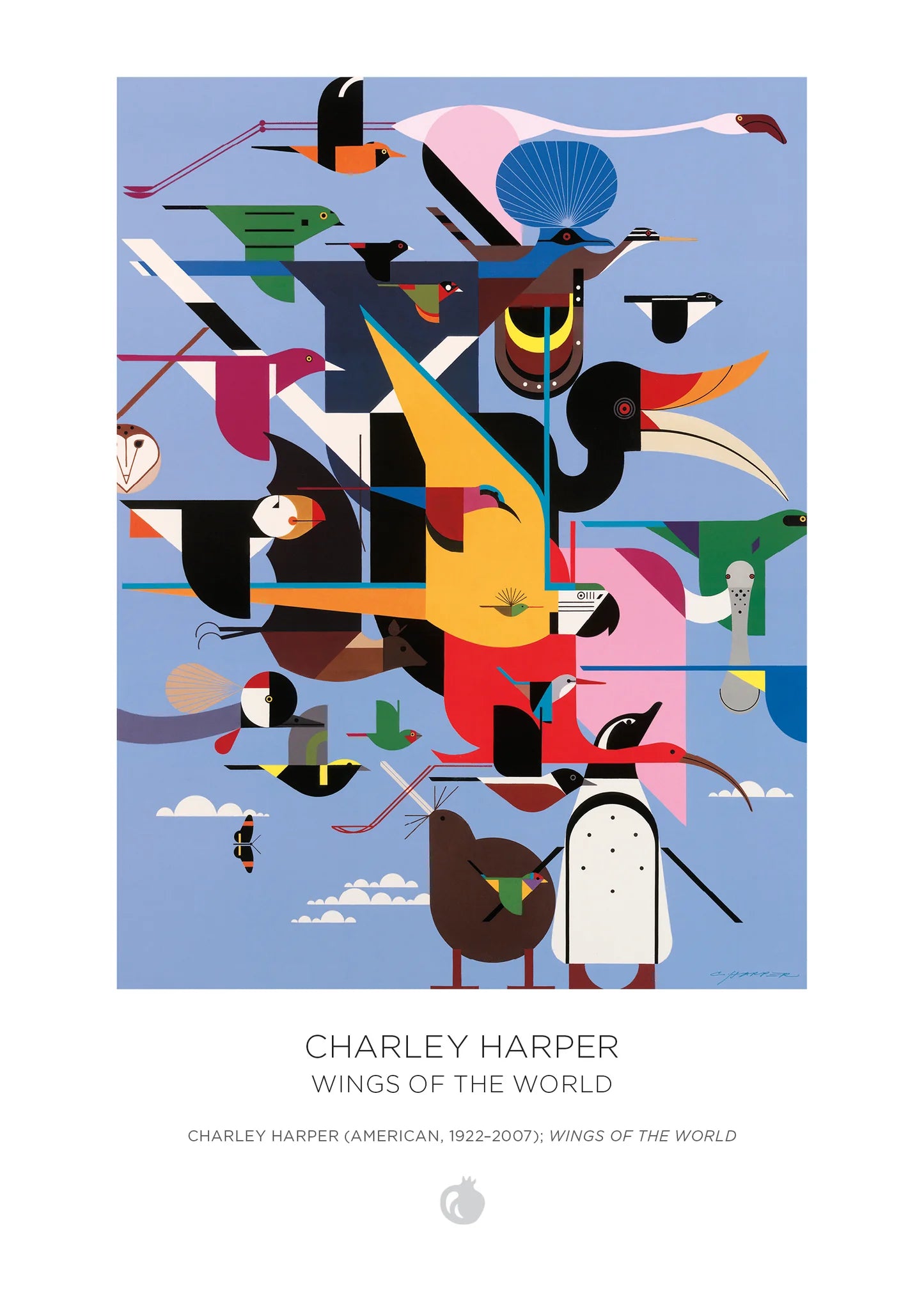 Charley Harper 120-Piece Double-Sided Jigsaw Puzzle Set
