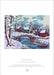 CJ Hurley Snowy Cabins 120-Piece Double-Sided Puzzle Set