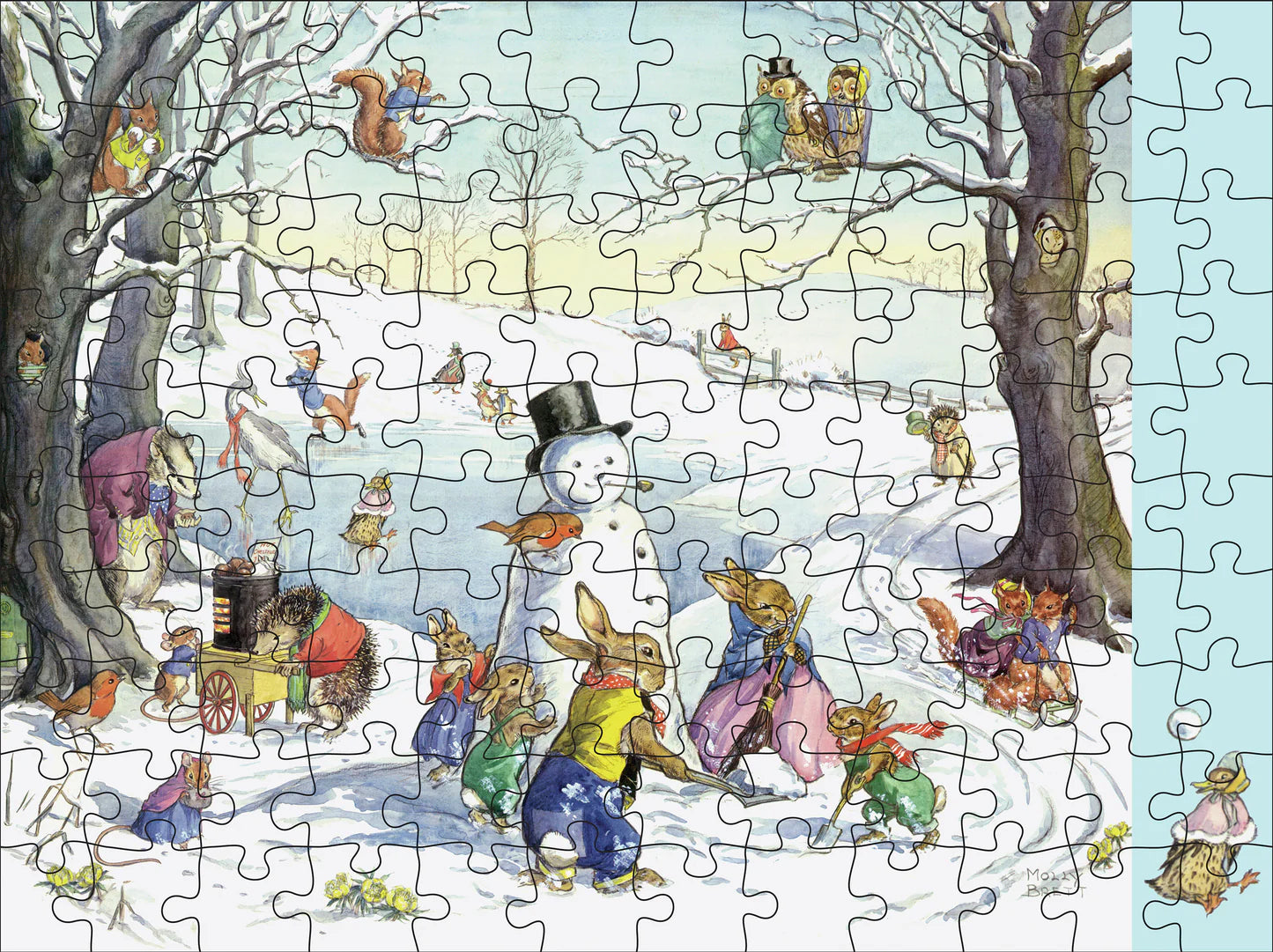 Molly Brett Woodland Adventures 120-Piece Double-Sided Puzzle Set