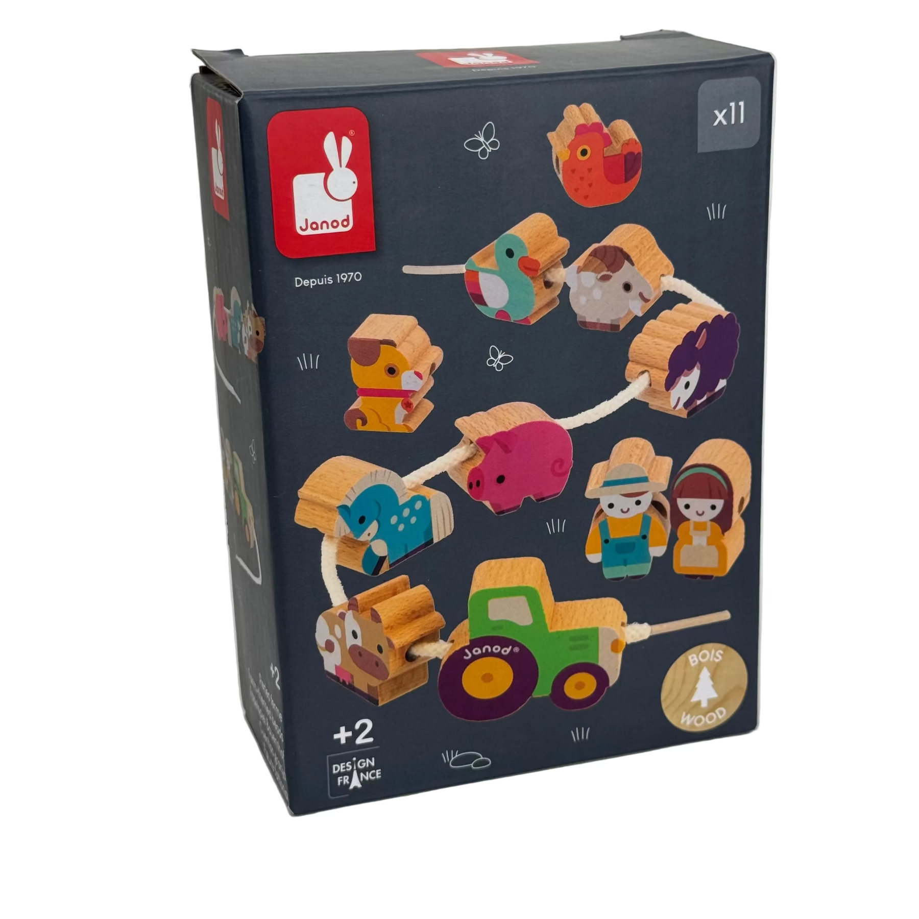 11 Stringable Farm Beads