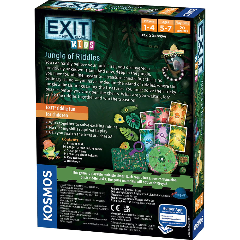 Exit The Game Kids Jungle of Riddles