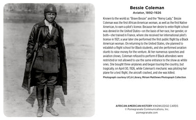 POM African American History Knowledge Cards