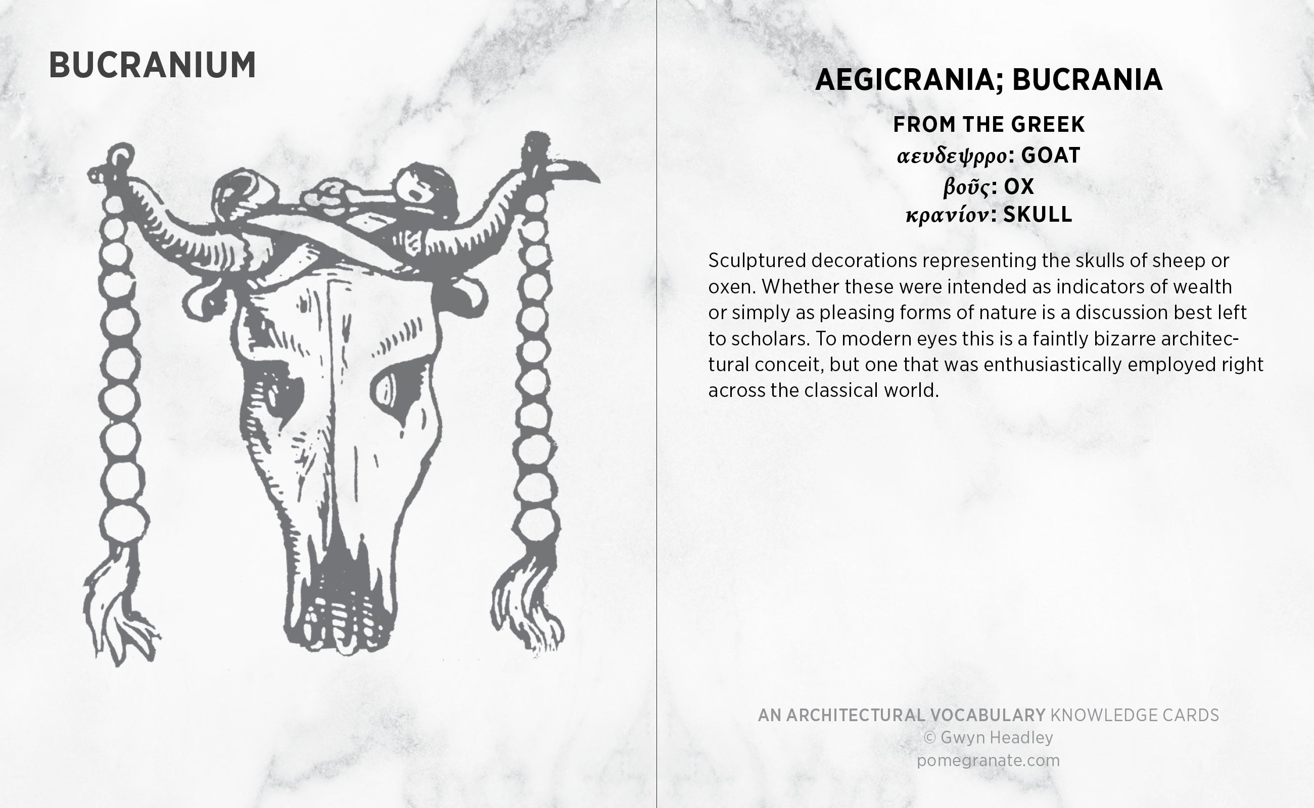 An Architectural Vocabulary Knowledge Cards