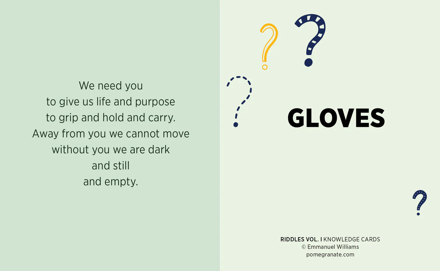 Knowledge Cards - Riddles