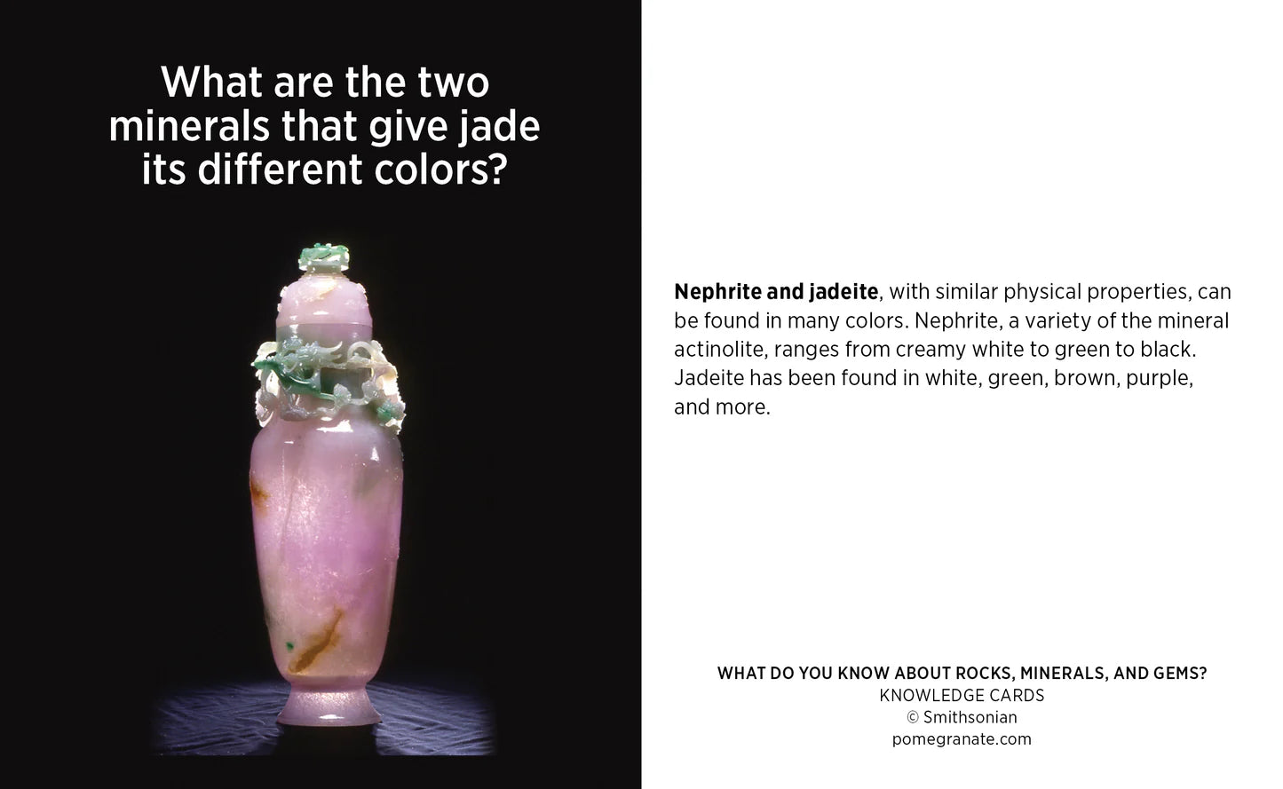 Knowledge Cards What Do You Know About Rocks, Minerals, and Gems?