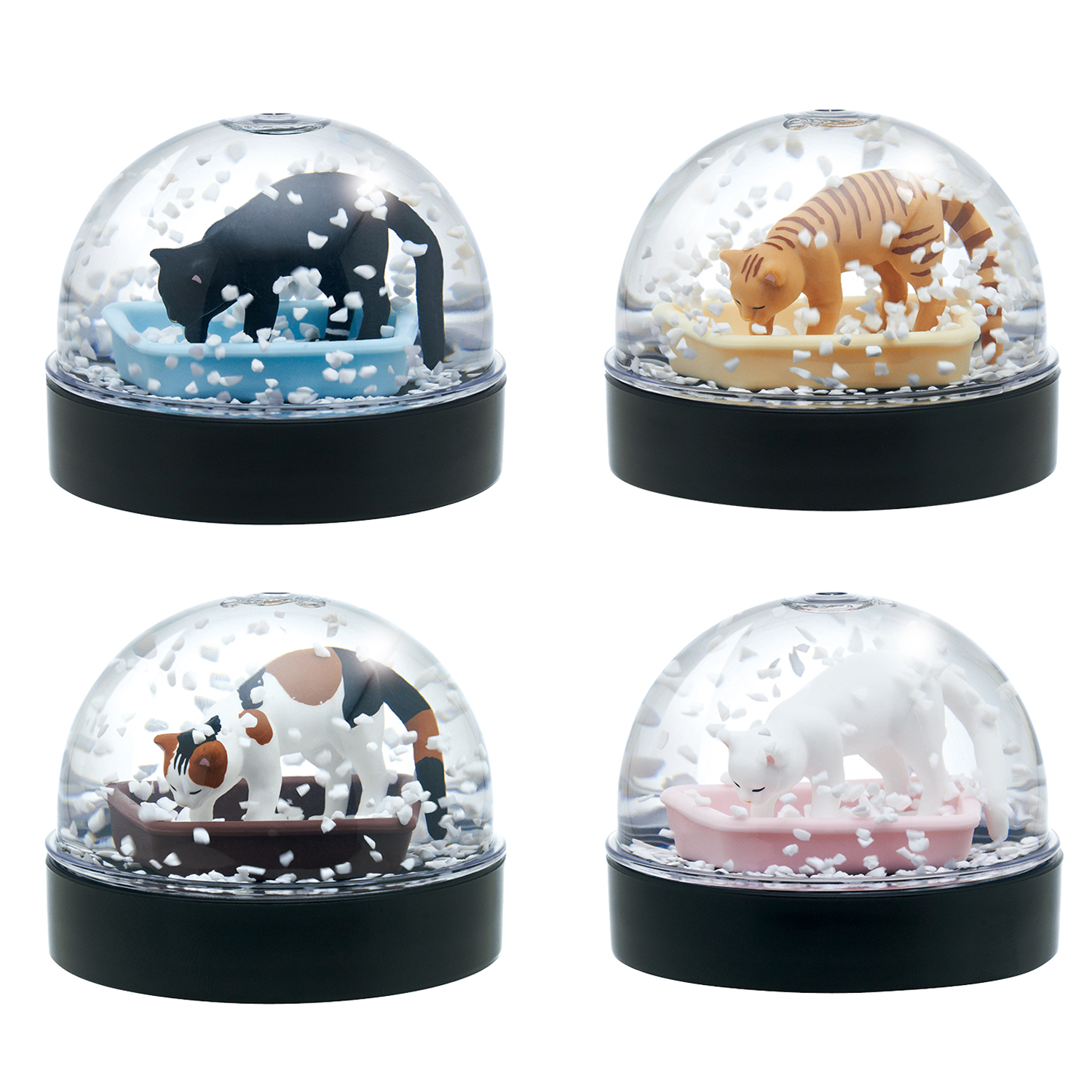 CI Cat Litter Snow Globe Blind Box (Single) - Random Color