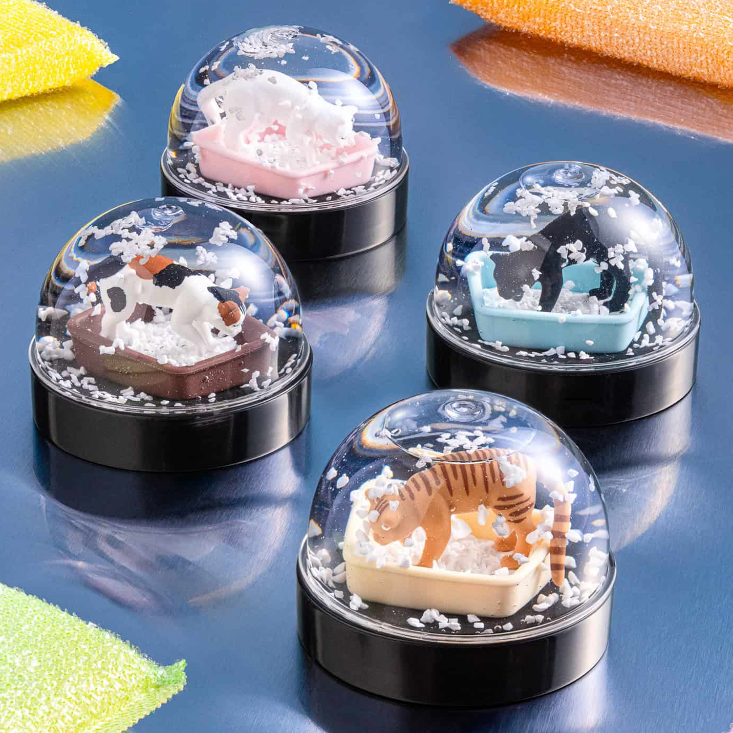 CI Cat Litter Snow Globe Blind Box (Single) - Random Color