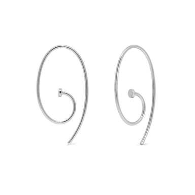 BOMA Minimalist Spiral Pull Through Hoops