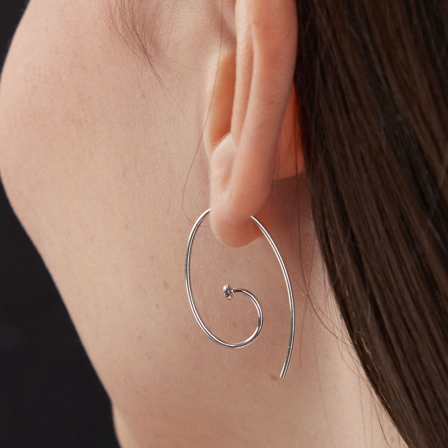 BOMA Minimalist Spiral Pull Through Hoops