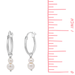 BOMA Double Pearl Hoop Earrings