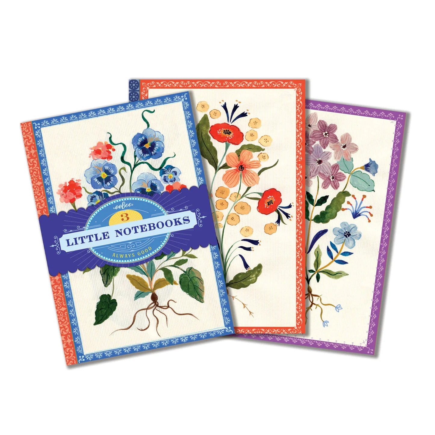 eeBoo Flora's Little Notebooks - Set of 3
