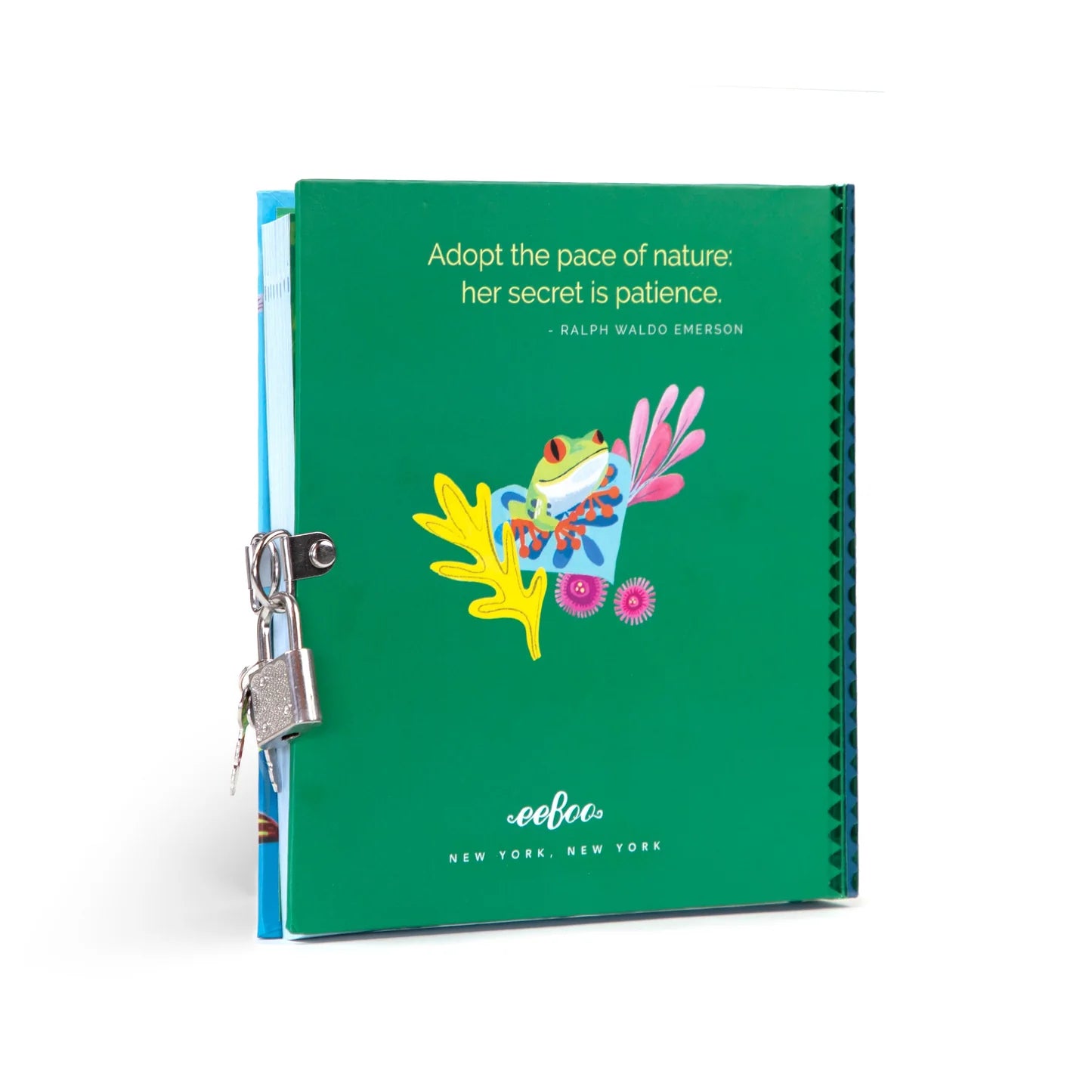 eeBoo Rainforest Animals Locking Diary