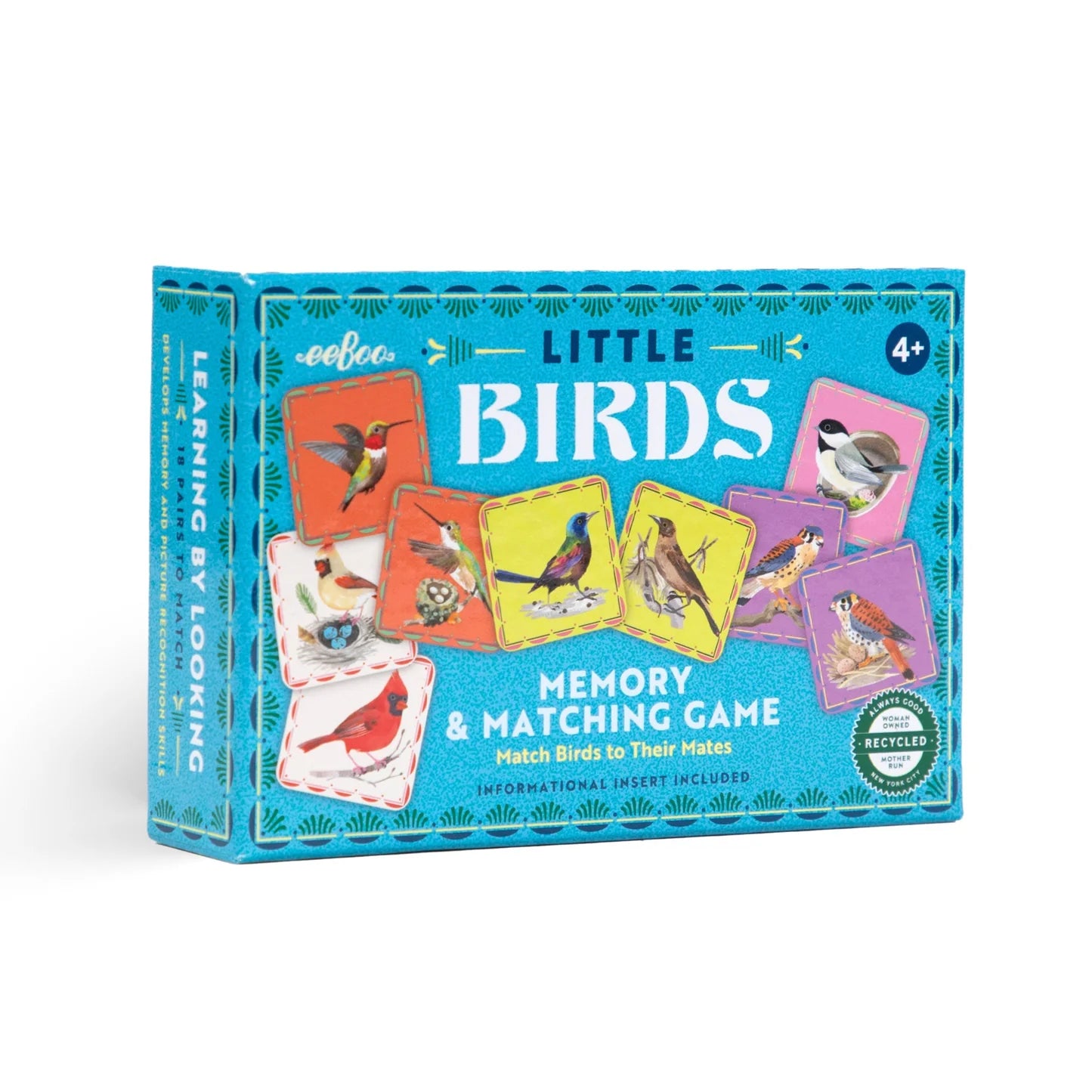 eeBoo Little Birds Memory & Matching Game
