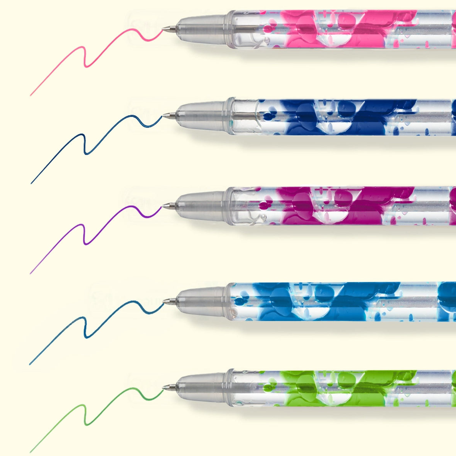 LFELNE Scented Lava Pen 5 Pack - Brights
