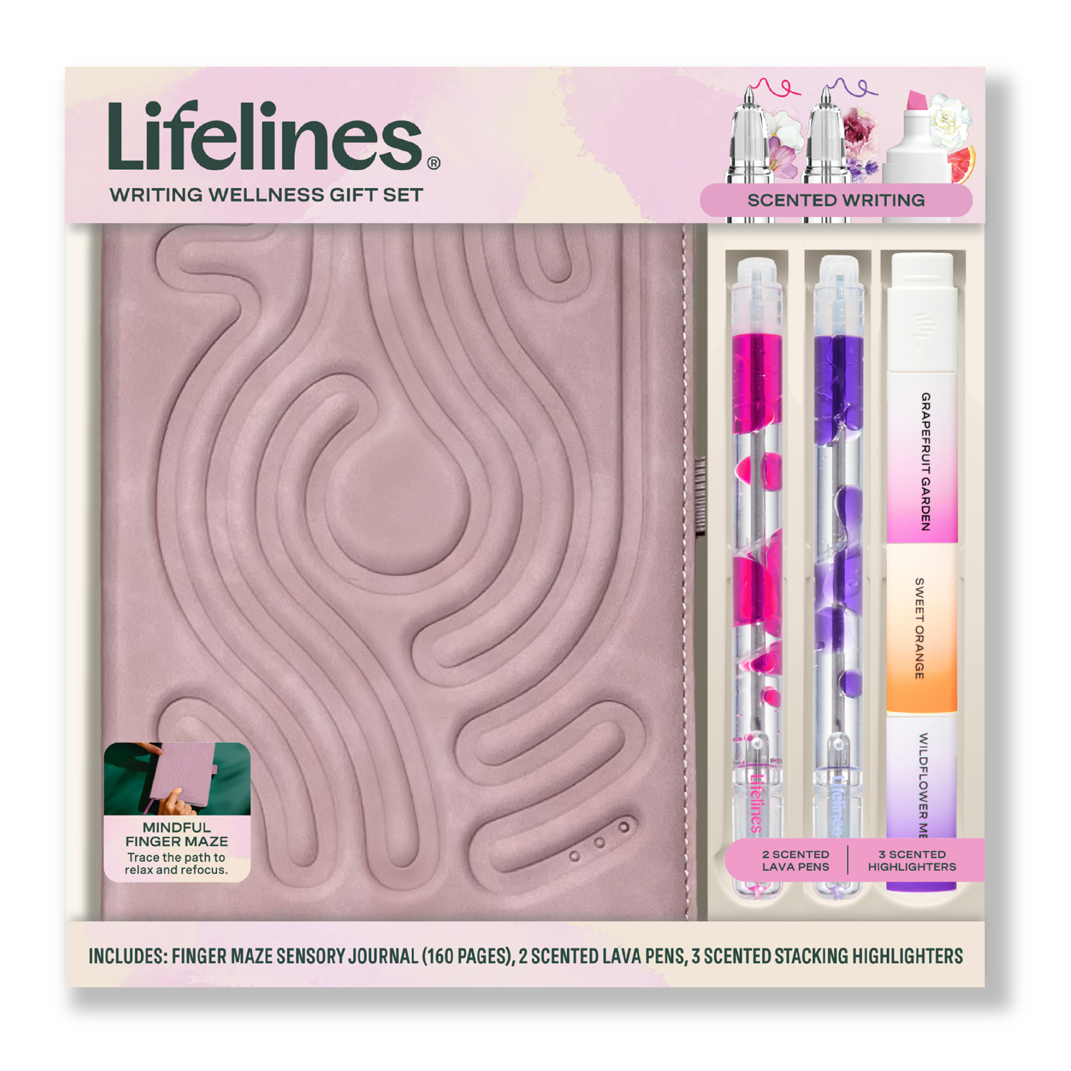 LFELNE Writing Wellness Gift Set - Pink