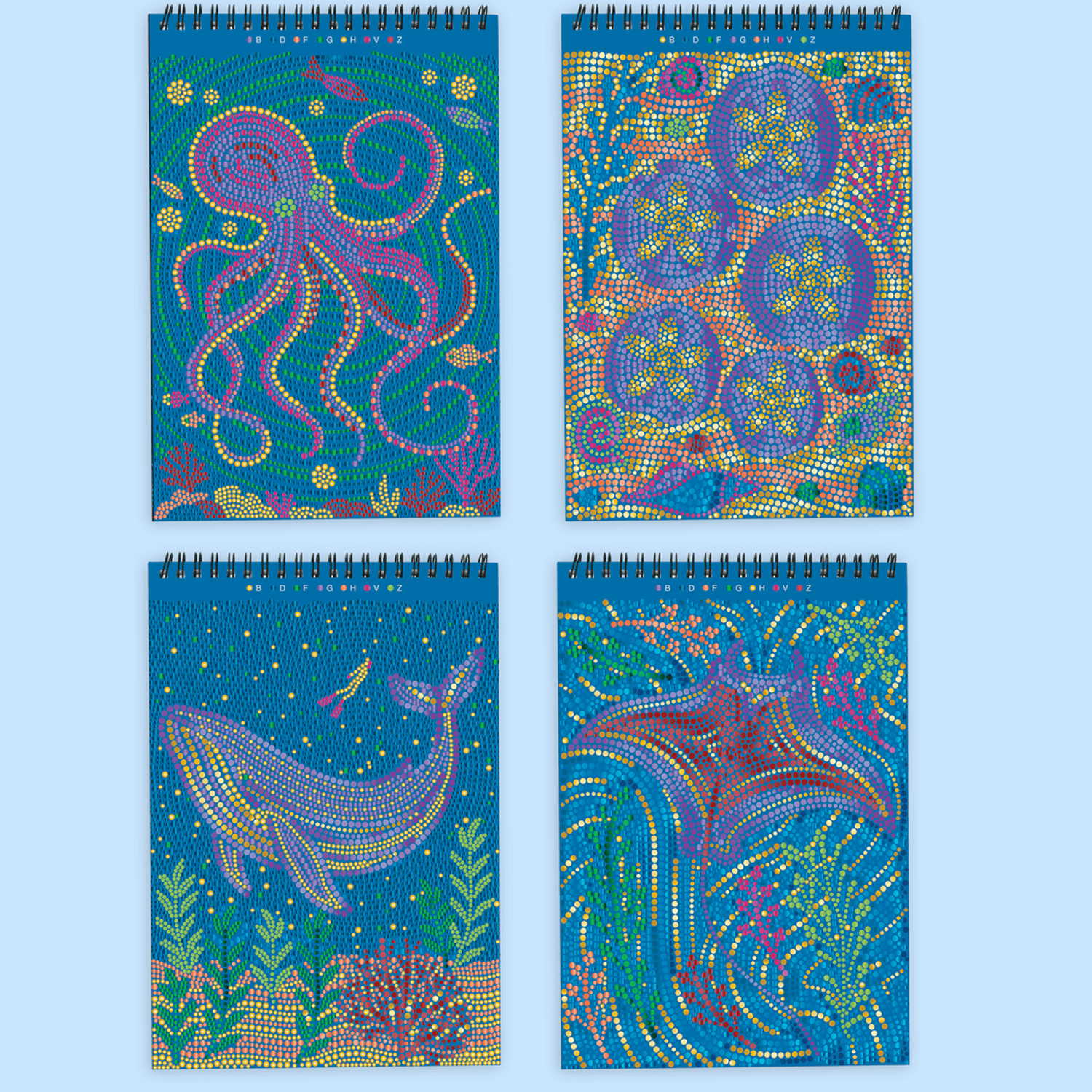 LFELNE FlowArt Dot-By-Letter - Into the Deep with Metallic Ink