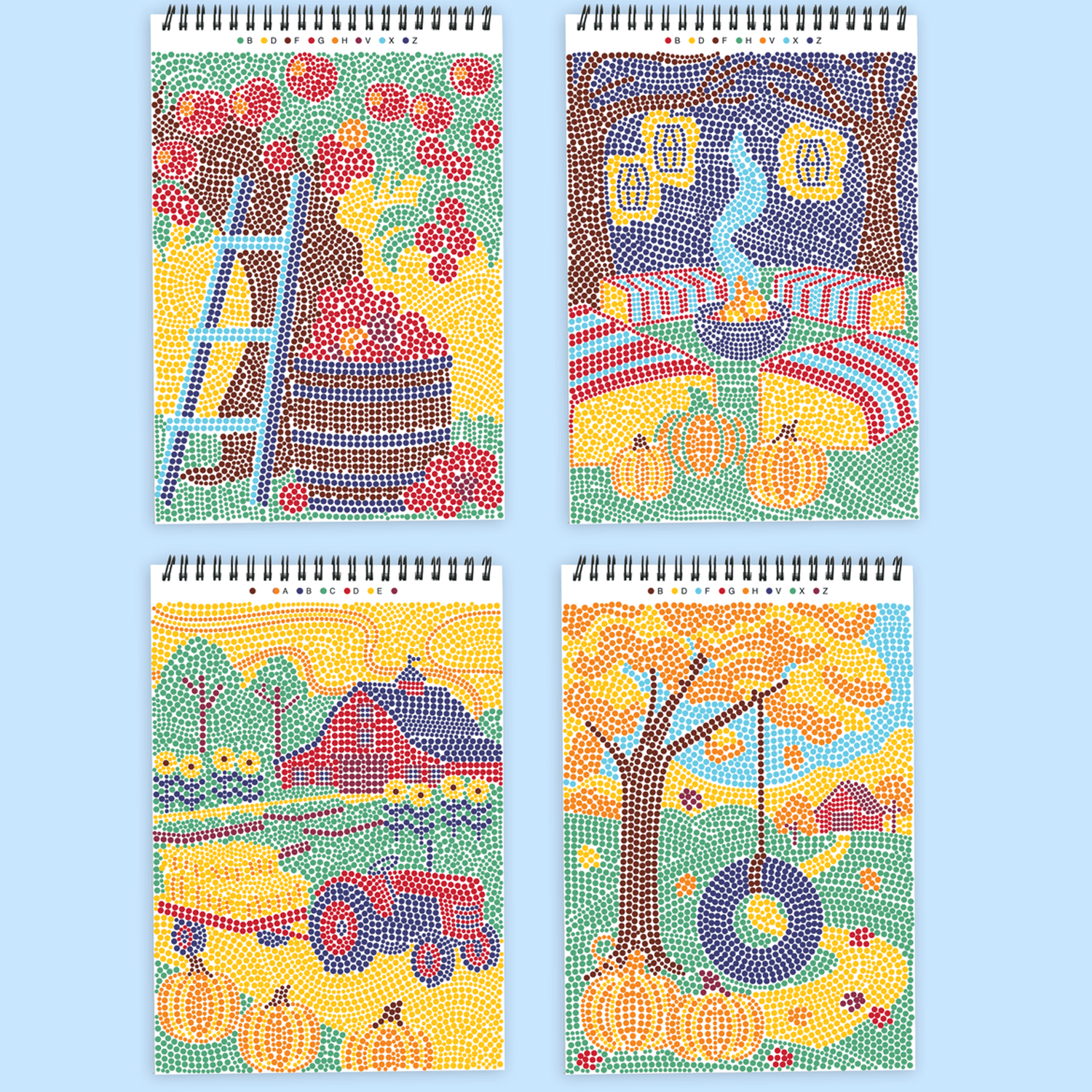 LFELNE FlowArt - Dot-By-Letter - Pumpkins and Pastures