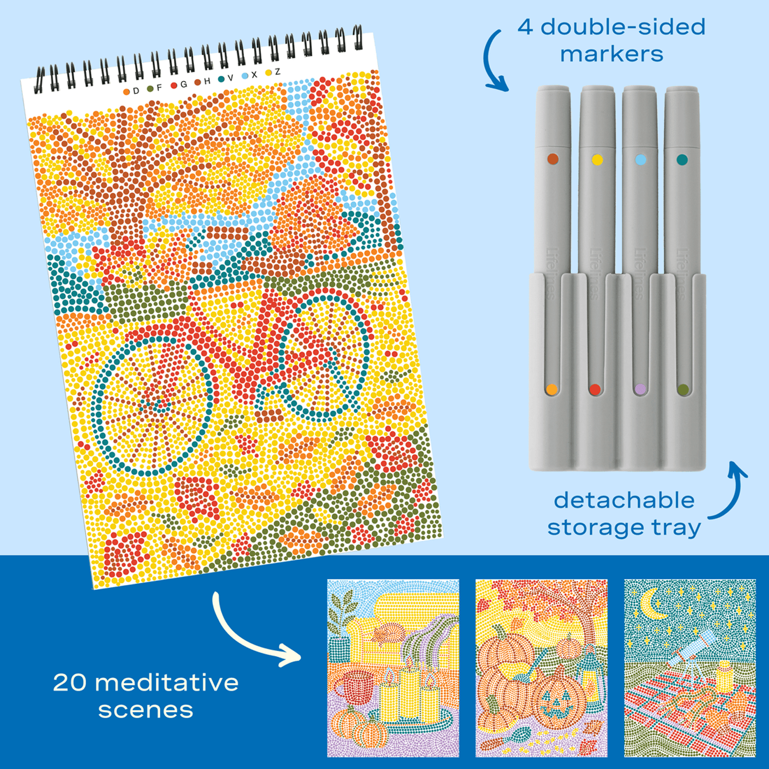 LFELNE FlowArt Dot-By-Letter - Sweater Weather