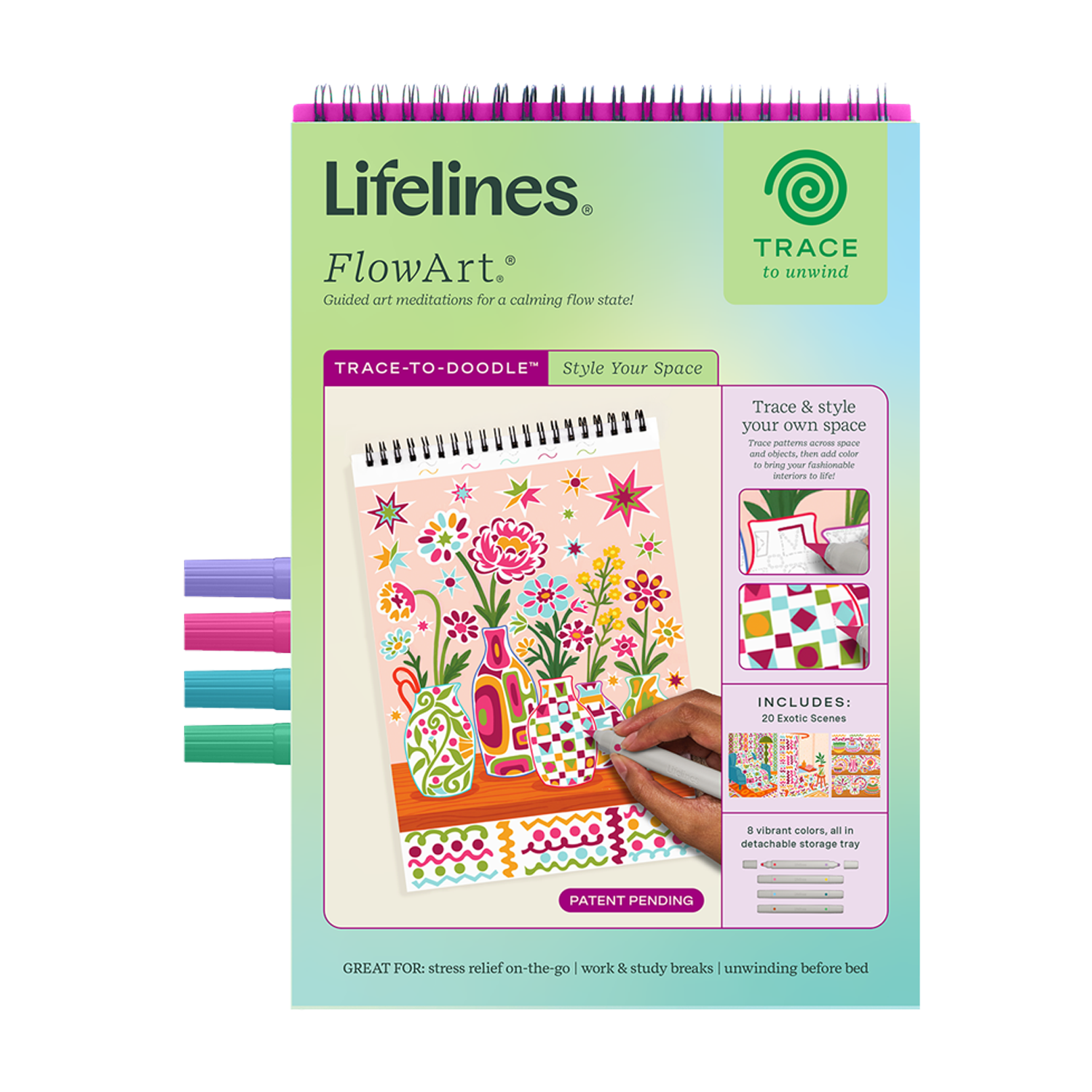 Lifelines FlowArt Trace-to-Doodle - Style Your Space