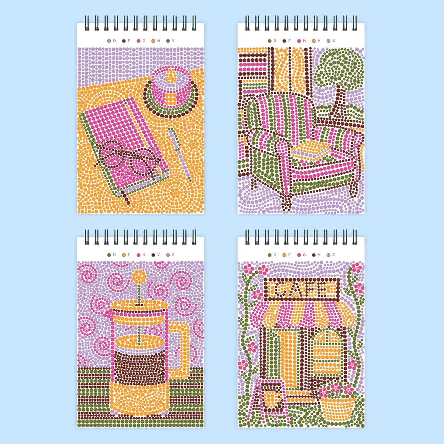 Lifelines FlowArt Mini Dot-by-Letter - Café Comforts