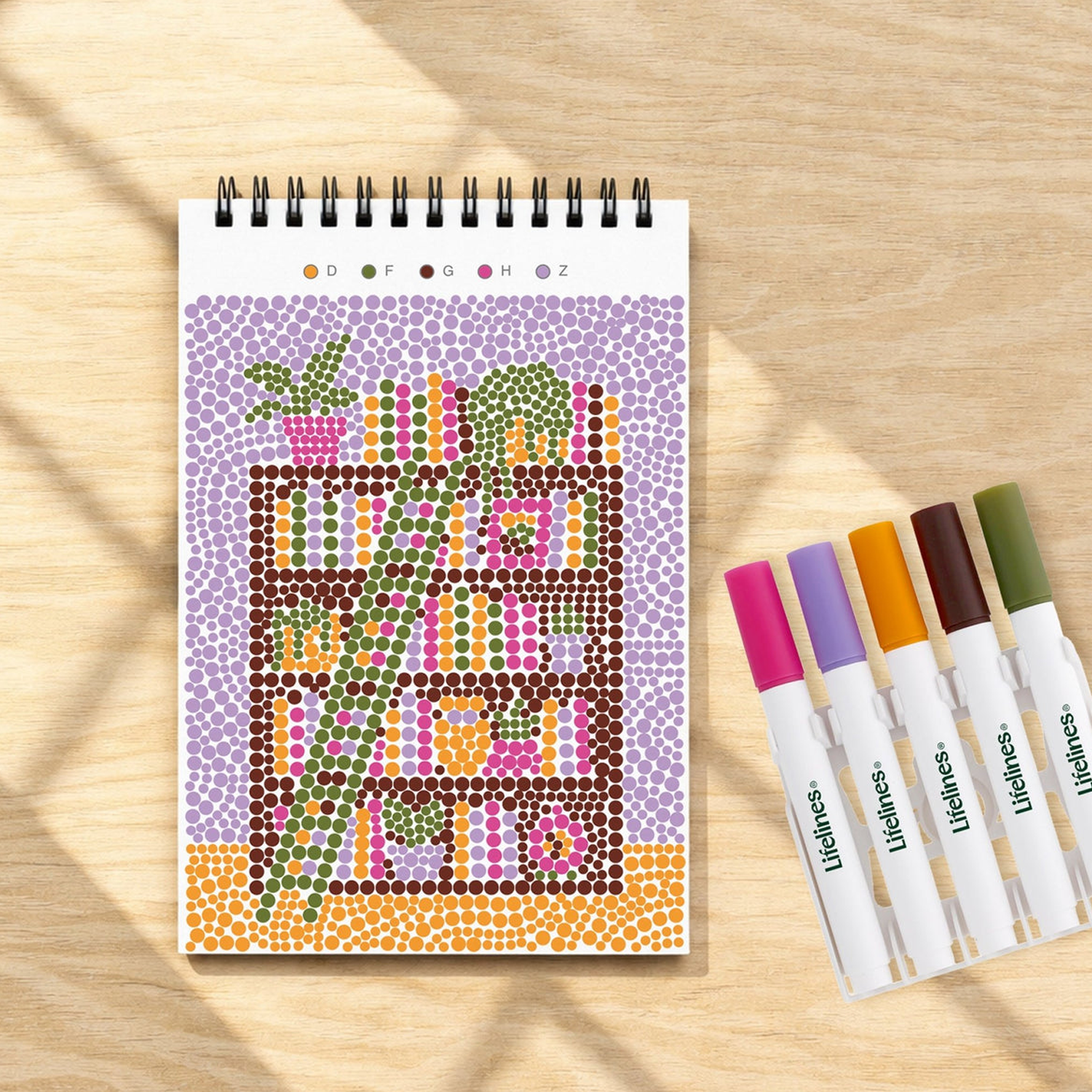 Lifelines FlowArt Mini Dot-by-Letter - Café Comforts