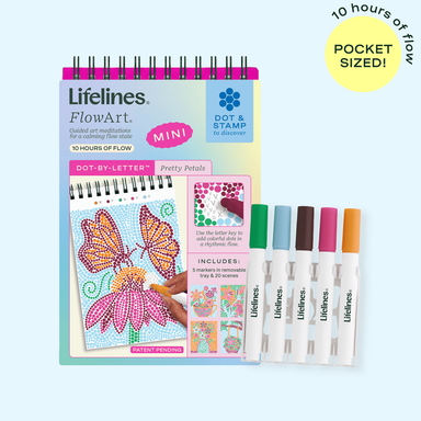 Lifelines FlowArt Mini Dot-by-Letter - Pretty Petals
