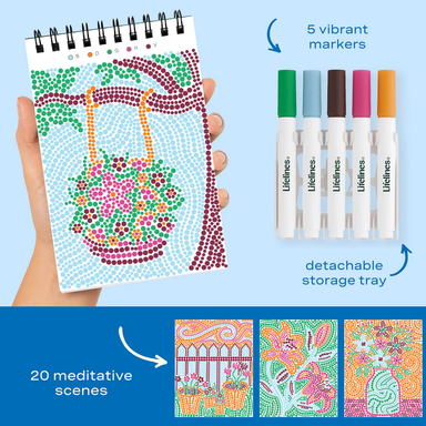 Lifelines FlowArt Mini Dot-by-Letter - Pretty Petals