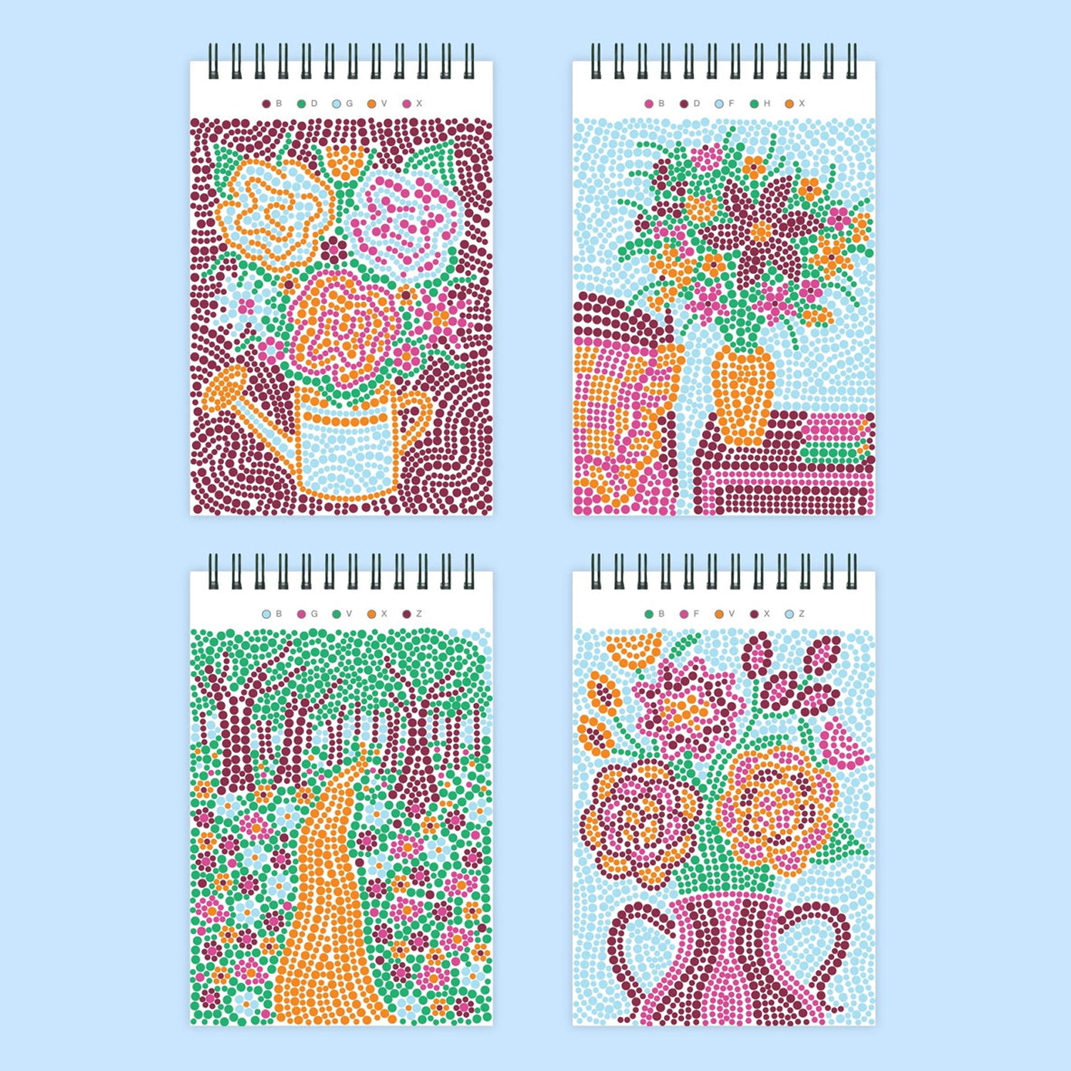 Lifelines FlowArt Mini Dot-by-Letter - Pretty Petals