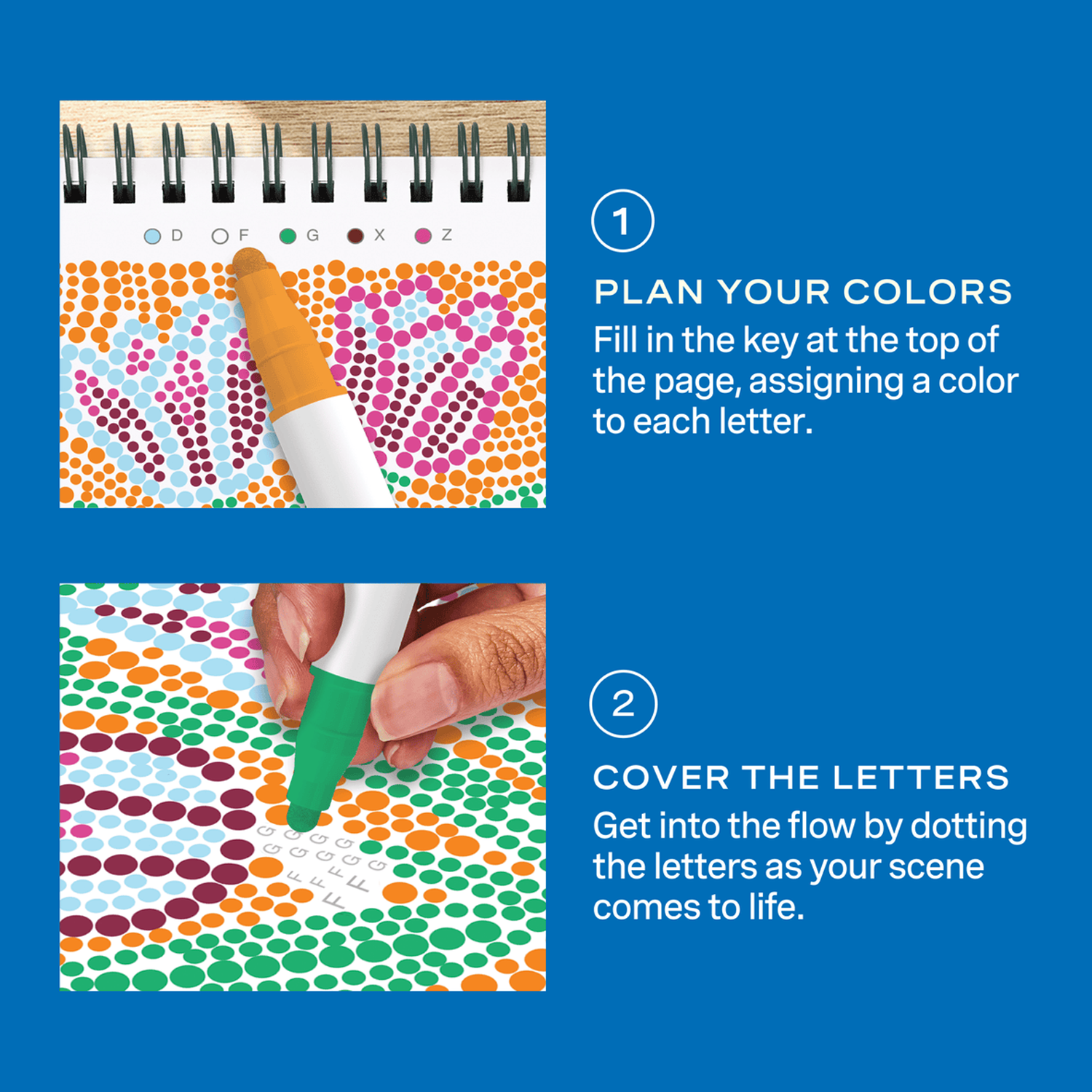 Lifelines FlowArt Mini Dot-by-Letter - Pretty Petals